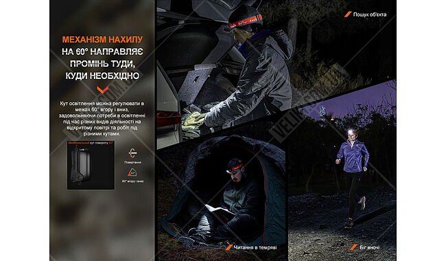 Ліхтар Fenix HL16 AAA - дополнительное фото 10