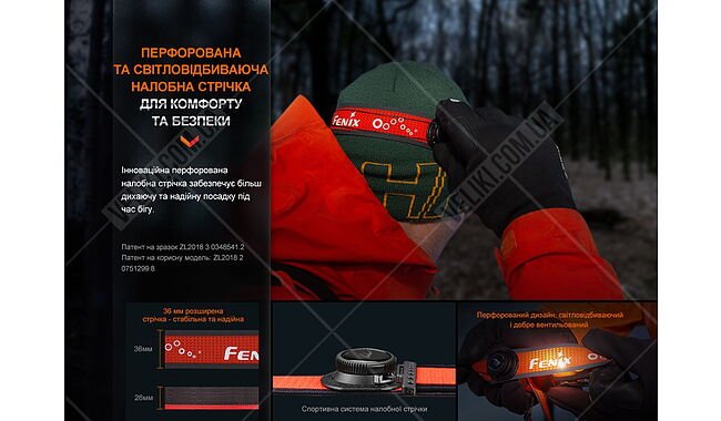 Ліхтар Fenix HL32R-T - дополнительное фото 12