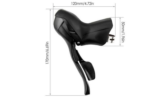 Дуалы microSHIFT R9 2x9 OEM - дополнительное фото 1