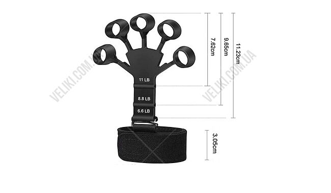 Еспандер для пальців рук Newt Silicone Power Grip NE-WR-15 - дополнительное фото 1