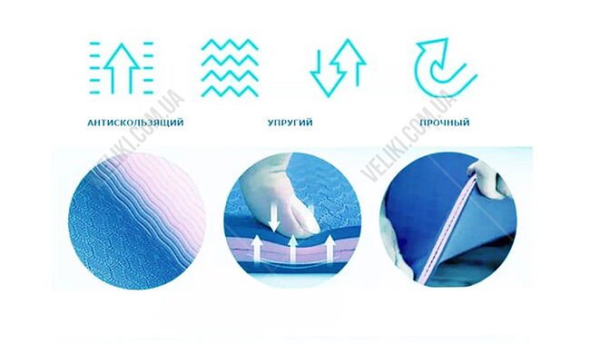 Коврик для фитнеса Newt TPE GR 6 мм - дополнительное фото 2