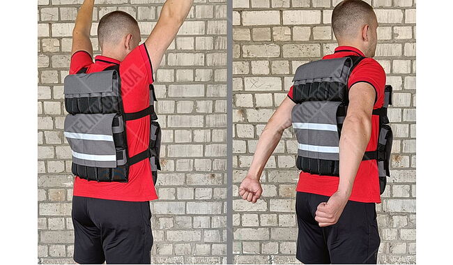 Жилет-обтяжувач EasyFit Armor 18 кг. - дополнительное фото 3