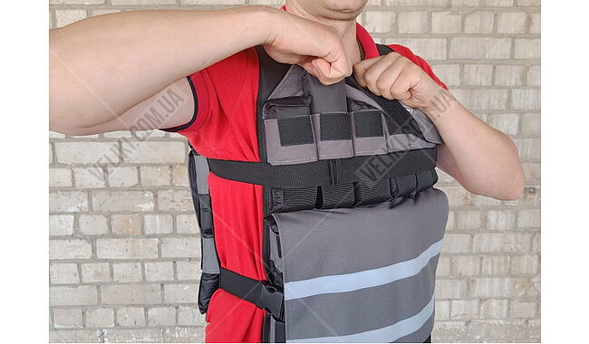 Жилет-обтяжувач EasyFit Armor 18 кг. - дополнительное фото 5