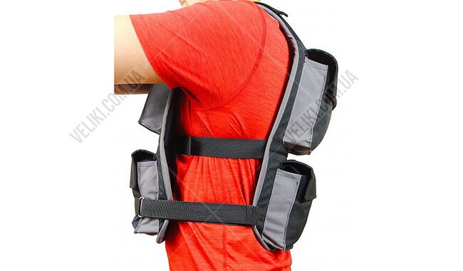 Жилет-обтяжувач EasyFit набірний до 20 кг. - дополнительное фото 3