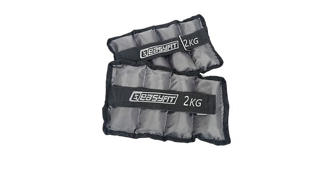 Обтяжувачі для щиколоток та зап'ястей EasyFit Metal 2х2 кг - фото 1