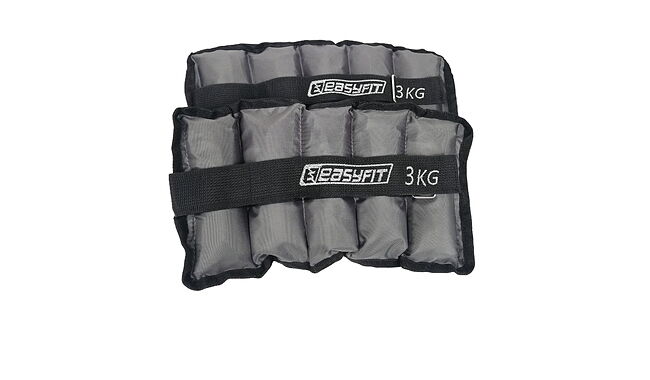 Утяжелители для щиколоток и запястий EasyFit Metal 2х3 кг - фото 1