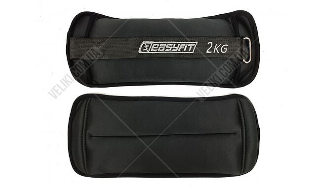 Обтяжувачі для щиколоток та зап'ястей EasyFit Myaki 2х2 кг - дополнительное фото 5