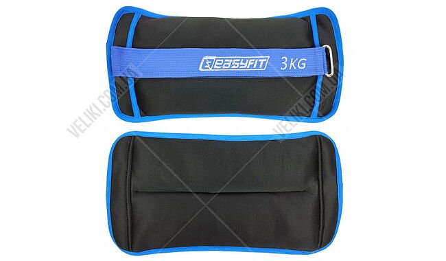 Утяжелители для щиколоток и запястий EasyFit Myaki 2х3 кг - дополнительное фото 2