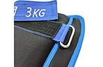 Утяжелители для щиколоток и запястий EasyFit Myaki 2х3 кг - дополнительное фото 4