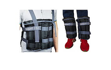 Утяжелители для щиколоток и запястий EasyFit 2х0.5-5 кг