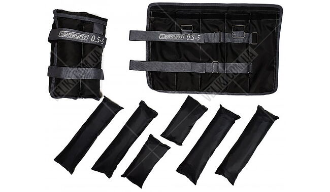 Обтяжувачі для щиколоток та зап'ястей EasyFit 2х0.5-5 кг - дополнительное фото 1