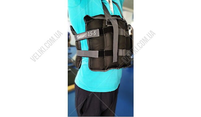Обтяжувачі для щиколоток та зап'ястей EasyFit 2х0.5-5 кг - дополнительное фото 3