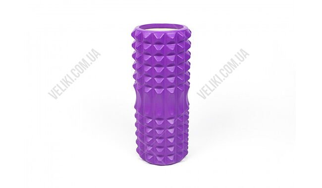 Масажний ролик EasyFit Grid Roller v.1.2 33 см - дополнительное фото 2