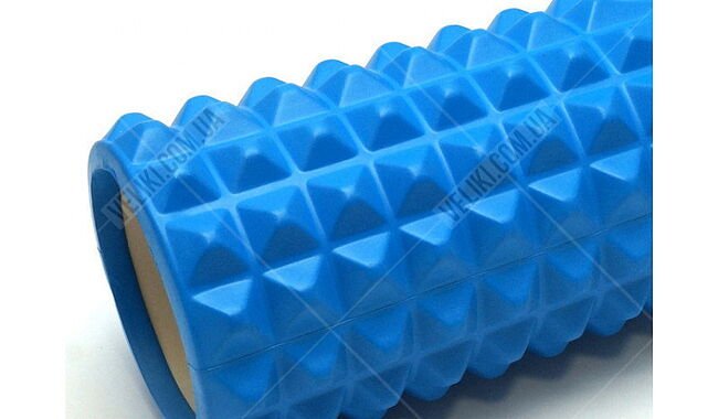 Масажний ролик EasyFit Grid Roller v.2.2 45 см - дополнительное фото 2