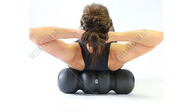 Масажний ролик EasyFit SlateShaper 45 см - дополнительное фото 2