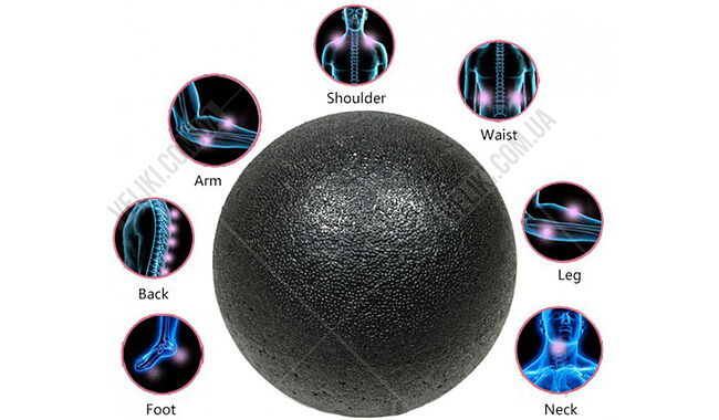 Массажный мяч EasyFit EPP 12 см - дополнительное фото 1