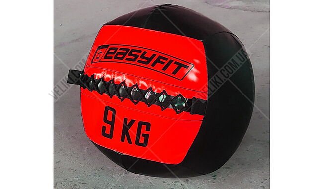 Медбол EasyFit Wall Ball 9 кг - дополнительное фото 1