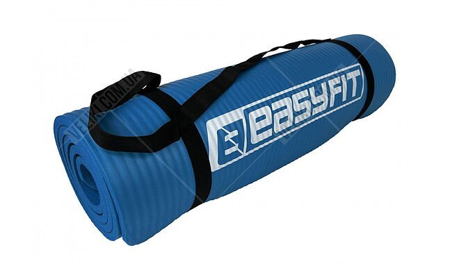 Килимок для фітнесу та йоги EasyFit NBR 10 мм - дополнительное фото 4