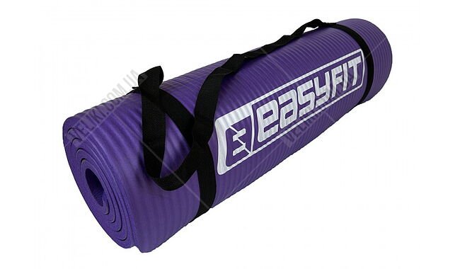 Килимок для фітнесу та йоги EasyFit NBR 10 мм - дополнительное фото 2