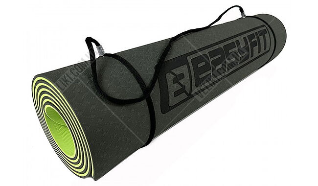 Коврик для фитнеса и йоги EasyFit TPE+TC 6 мм - дополнительное фото 8