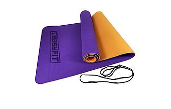 Килимок для фітнесу та йоги EasyFit TPE+TC 6 мм