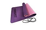 Коврик для фитнеса и йоги EasyFit TPE+TC 6 мм - фото 5