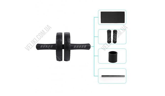 Ролик для преса EasyFit BLM подвійний - дополнительное фото 4