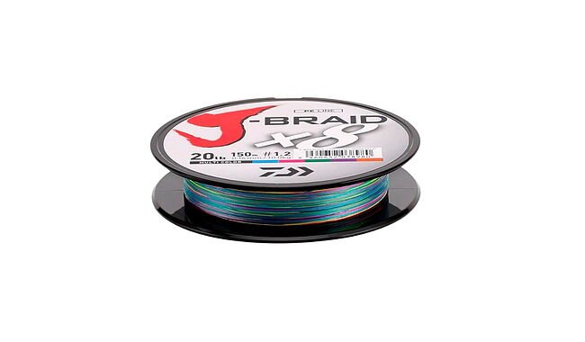 Шнур Daiwa J-Braid X8 150 м 0,24 мм 18,0 кг - фото 1