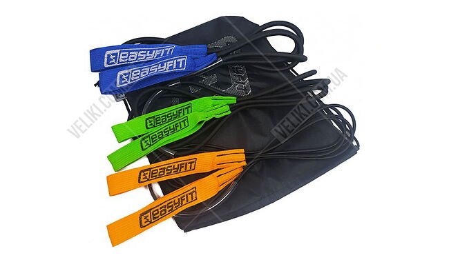 Набір петлі-еспандер EasyFit EF-EBLP-460 4-60 кг - дополнительное фото 2