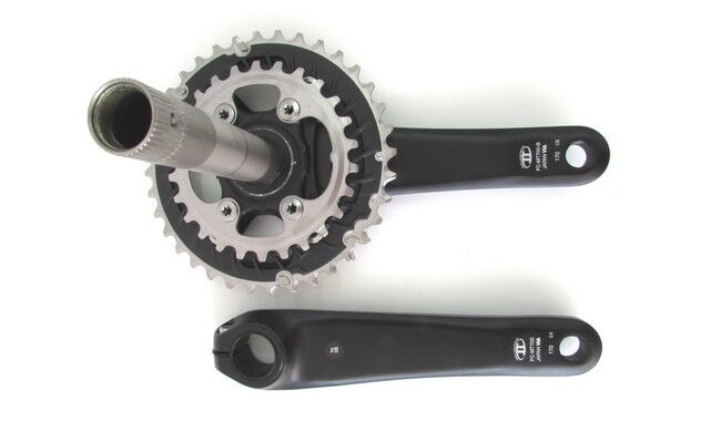 Система шатунів Shimano SLX FC-MT700-B 26-36T 170 мм - дополнительное фото 3