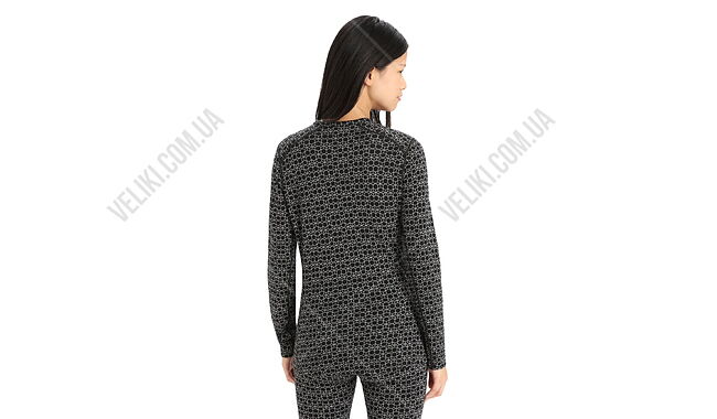 Термофутболка Icebreaker 250 Vertex LS Crewe Alpine Geo Wmns - дополнительное фото 3