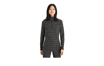 Термофутболка Icebreaker 250 Vertex LS Half Zip Alpine Geo Wmns