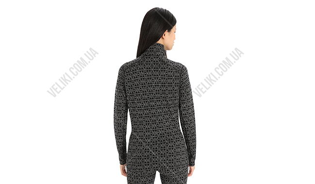 Термофутболка Icebreaker 250 Vertex LS Half Zip Alpine Geo Wmns - дополнительное фото 1