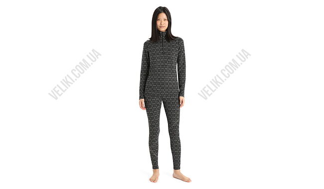 Термофутболка Icebreaker 250 Vertex LS Half Zip Alpine Geo Wmns - дополнительное фото 2