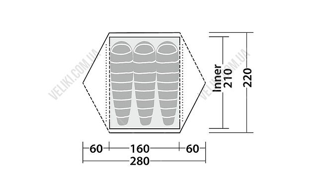 Намет Robens Boulder 3 - дополнительное фото 1