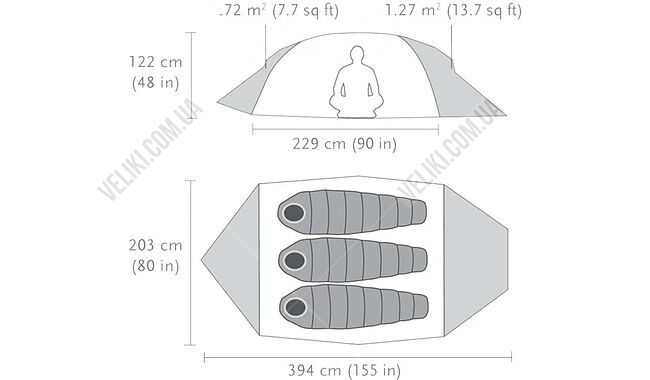 Палатка Black Diamond Squall - дополнительное фото 3