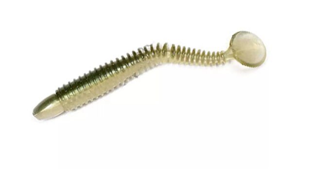 Віброхвіст Lunker City Swimming Ribster 4" 10 шт - фото 14
