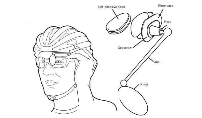 Дзеркало Blackburn Helmet - дополнительное фото 3