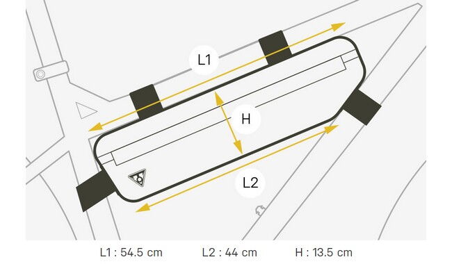 Сумка на раму Topeak MidLoader 6 л - дополнительное фото 6