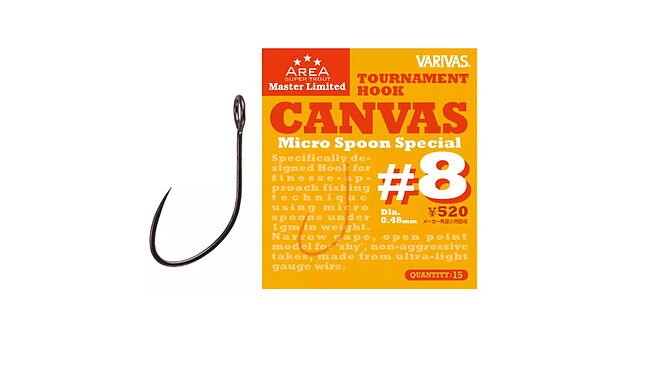 Гачок Varivas Tournament Hook Canvas #8 15 шт - фото 1