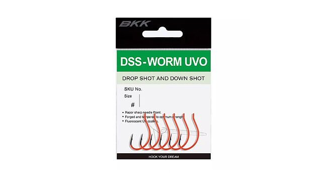 Крючок BKK DSS-Worm UVO #1/0 5 шт - фото 1