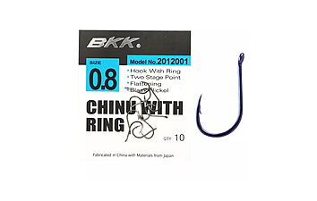 Гачок BKK Chinu With Ring #0,8 10 шт