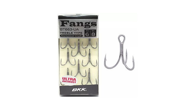 Крючок BKK Fangs-63 UA #1 7 шт - фото 1
