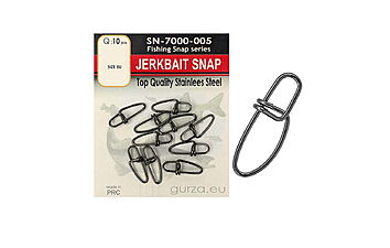 Застежка Gurza Jerkbait Snap BN # 00 10 шт