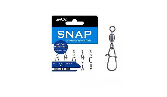 Застежка BKK Duolock Snap Swivel-51 #2 5 шт - фото 1