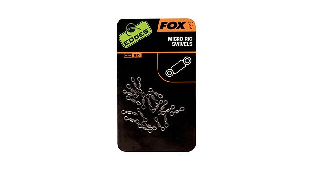 Вертлюг Fox Edges Micro Rig Swivels 20шт - фото 1