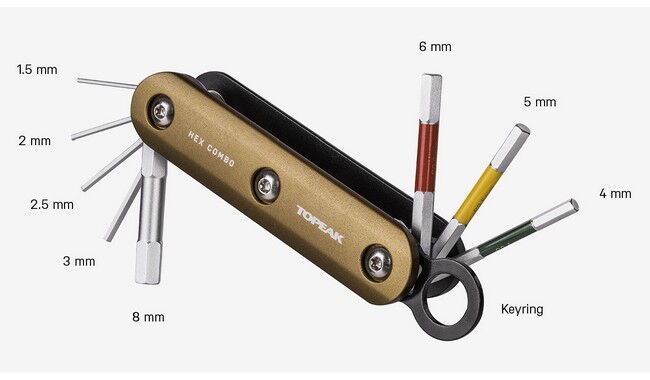 Мультитул Topeak Hex Combo - дополнительное фото 3