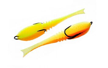 Поролонова приманка ПрофМонтаж Dancing Fish (reverse tail) 4,5" 1 шт