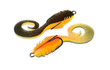 Поролонова приманка ПрофМонтаж Dancing tail 3,5" 1 шт