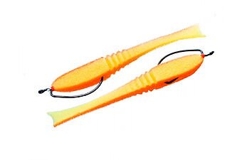 Поролонова приманка ПрофМонтаж Dancing Fish 5,5" reverse tail offset 1 шт